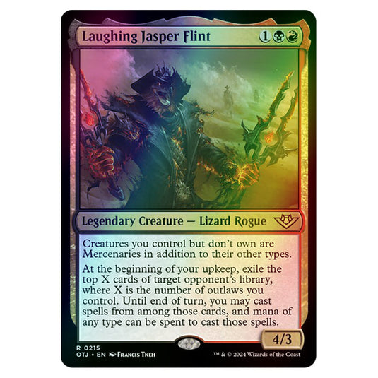 Magic The Gathering - Outlaws of Thunder Junction - Laughing Jasper Flint - 0215 (Foil)