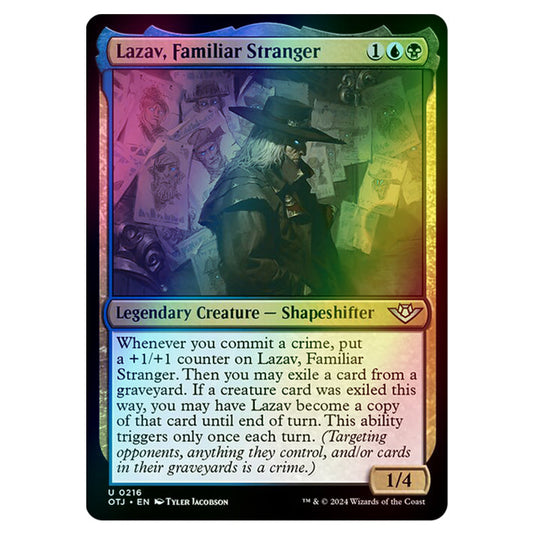 Magic The Gathering - Outlaws of Thunder Junction - Lazav, Familiar Stranger - 0216 (Foil)