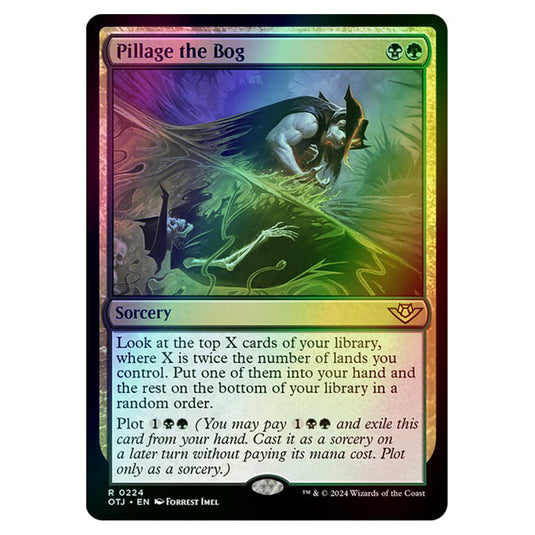 Magic The Gathering - Outlaws of Thunder Junction - Pillage the Bog - 0224 (Foil)