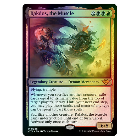 Magic The Gathering - Outlaws of Thunder Junction - Rakdos, the Muscle - 0226 (Foil)