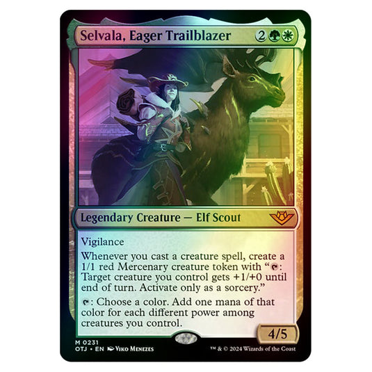 Magic The Gathering - Outlaws of Thunder Junction - Selvala, Eager Trailblazer - 0231 (Foil)