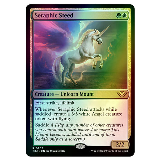 Magic The Gathering - Outlaws of Thunder Junction - Seraphic Steed - 0232 (Foil)