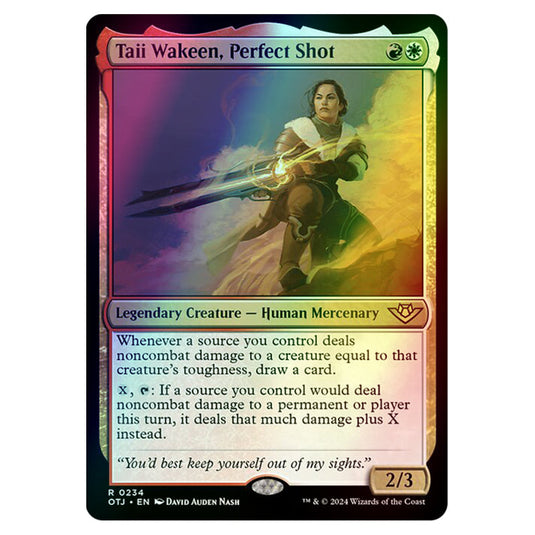 Magic The Gathering - Outlaws of Thunder Junction - Taii Wakeen, Perfect Shot - 0234 (Foil)