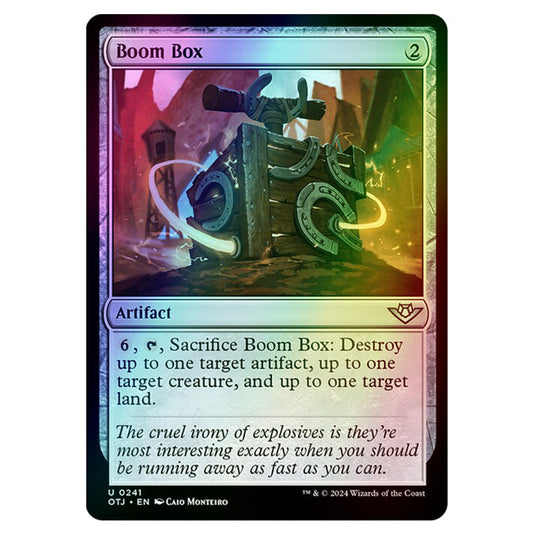 Magic The Gathering - Outlaws of Thunder Junction - Boom Box - 0241 (Foil)