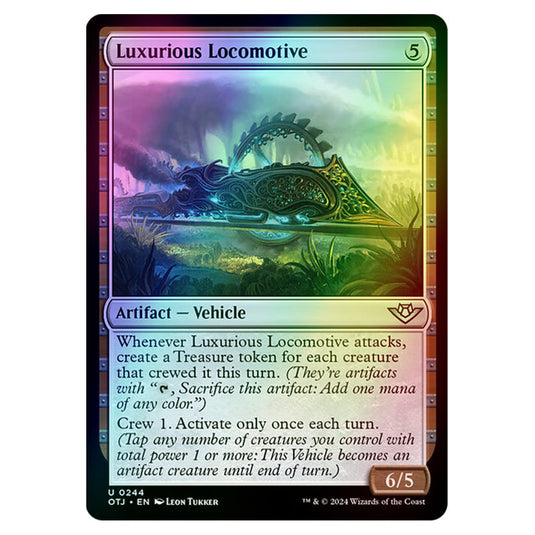 Magic The Gathering - Outlaws of Thunder Junction - Luxurious Locomotive - 0244 (Foil)