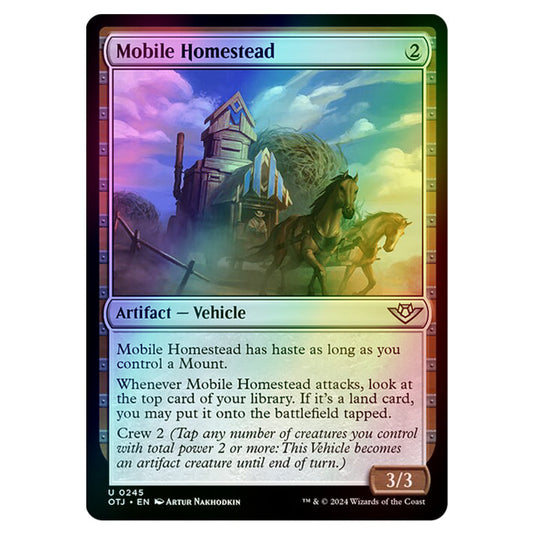 Magic The Gathering - Outlaws of Thunder Junction - Mobile Homestead - 0245 (Foil)