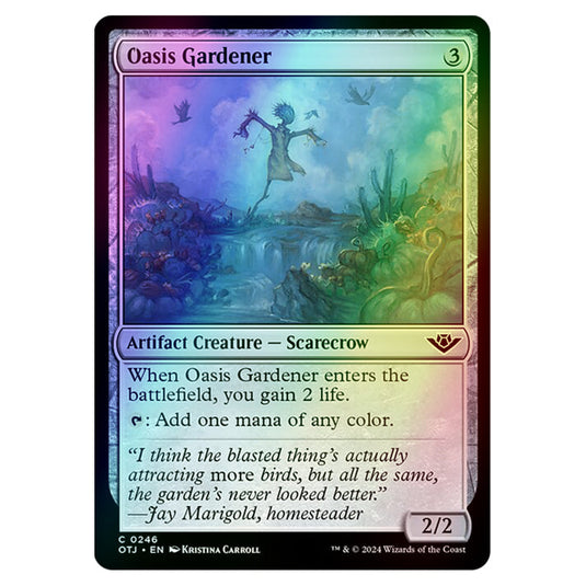 Magic The Gathering - Outlaws of Thunder Junction - Oasis Gardener - 0246 (Foil)