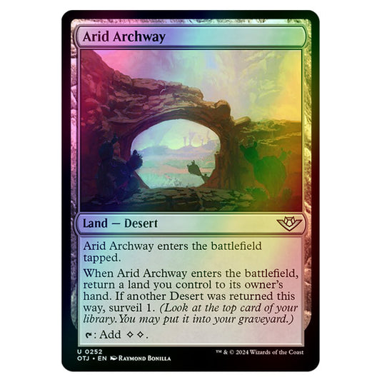Magic The Gathering - Outlaws of Thunder Junction - Arid Archway - 0252 (Foil)