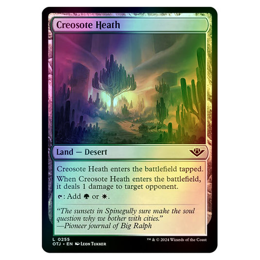 Magic The Gathering - Outlaws of Thunder Junction - Creosote Heath - 0255 (Foil)