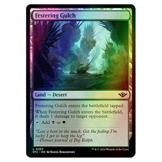 Magic The Gathering - Outlaws of Thunder Junction - Festering Gulch - 0257 (Foil)