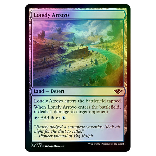 Magic The Gathering - Outlaws of Thunder Junction - Lonely Arroyo - 0260 (Foil)