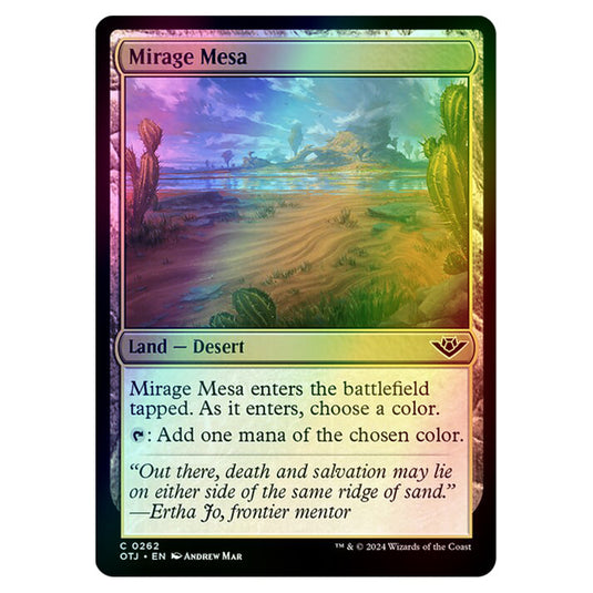 Magic The Gathering - Outlaws of Thunder Junction - Mirage Mesa - 0262 (Foil)