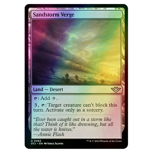 Magic The Gathering - Outlaws of Thunder Junction - Sandstorm Verge - 0263 (Foil)