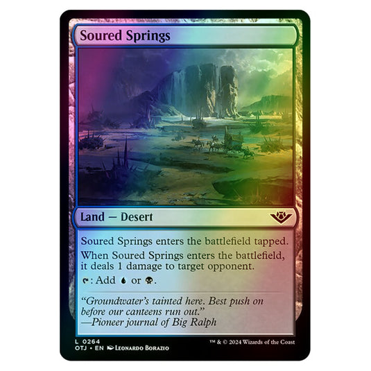 Magic The Gathering - Outlaws of Thunder Junction - Soured Springs - 0264 (Foil)