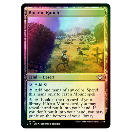 Magic The Gathering - Outlaws of Thunder Junction - Bucolic Ranch - 0265 (Foil)