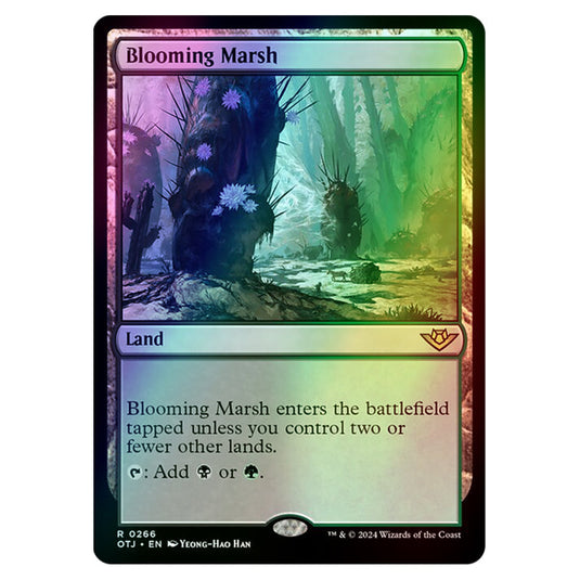 Magic The Gathering - Outlaws of Thunder Junction - Blooming Marsh - 0266 (Foil)