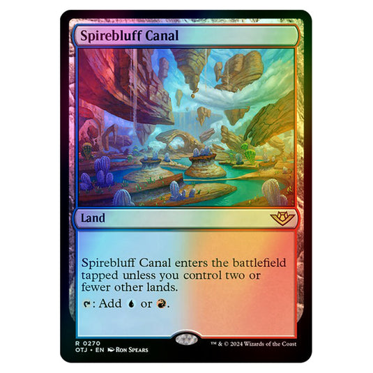 Magic The Gathering - Outlaws of Thunder Junction - Spirebluff Canal - 0270 (Foil)