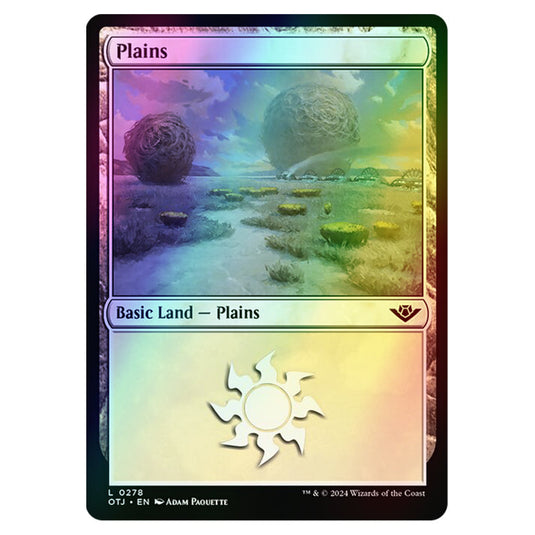 Magic The Gathering - Outlaws of Thunder Junction - Plains - 0278 (Foil)