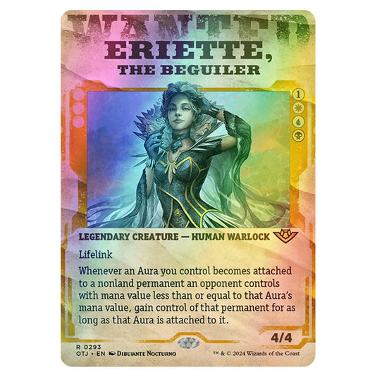 Magic The Gathering - Outlaws of Thunder Junction - Eriette, the Beguiler (Wanted Poster) - 0293 (Foil)