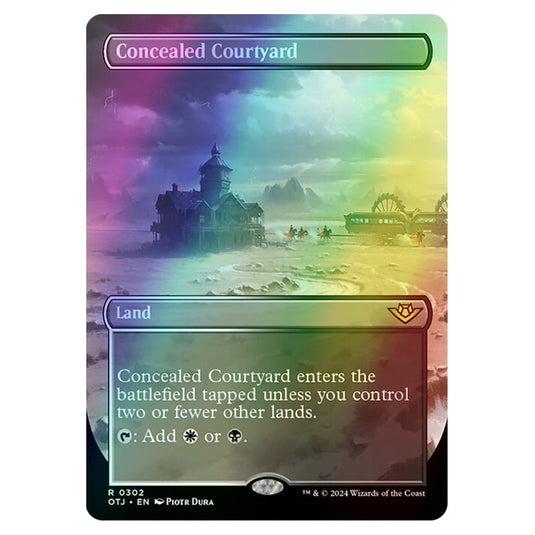 Magic The Gathering - Outlaws of Thunder Junction - Concealed Courtyard - 0302 (Foil)