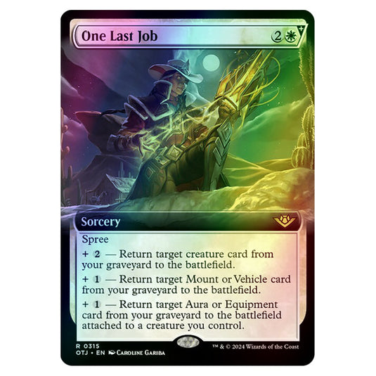 Magic The Gathering - Outlaws of Thunder Junction - One Last Job - 0315 (Foil)