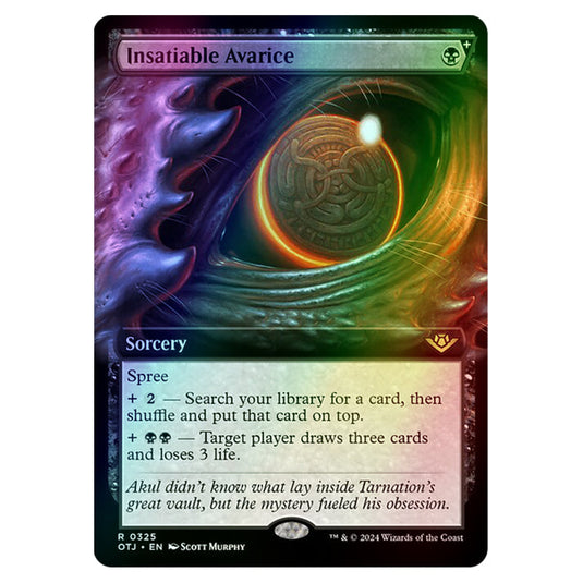 Magic The Gathering - Outlaws of Thunder Junction - Insatiable Avarice - 0325 (Foil)