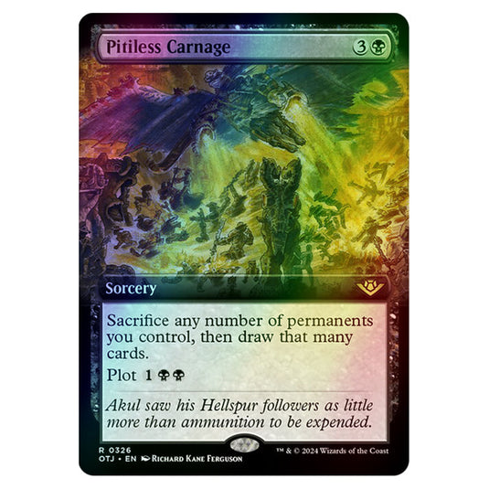 Magic The Gathering - Outlaws of Thunder Junction - Pitiless Carnage - 0326 (Foil)