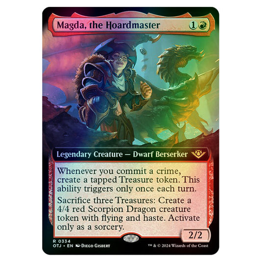 Magic The Gathering - Outlaws of Thunder Junction - Magda, the Hoardmaster (Extended Art) - 0334 (Foil)