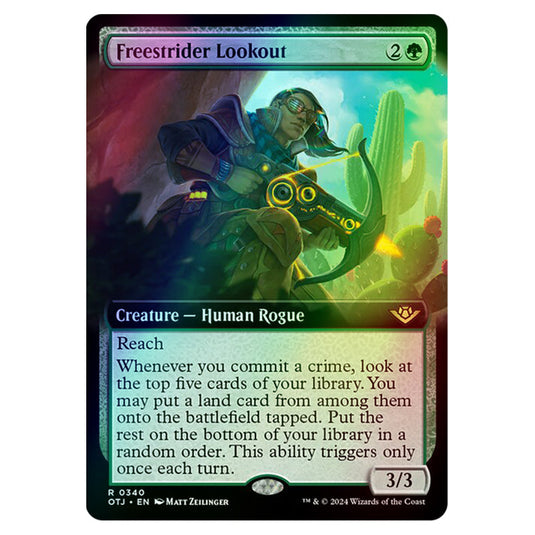 Magic The Gathering - Outlaws of Thunder Junction - Freestrider Lookout (Extended Art) - 0340 (Foil)