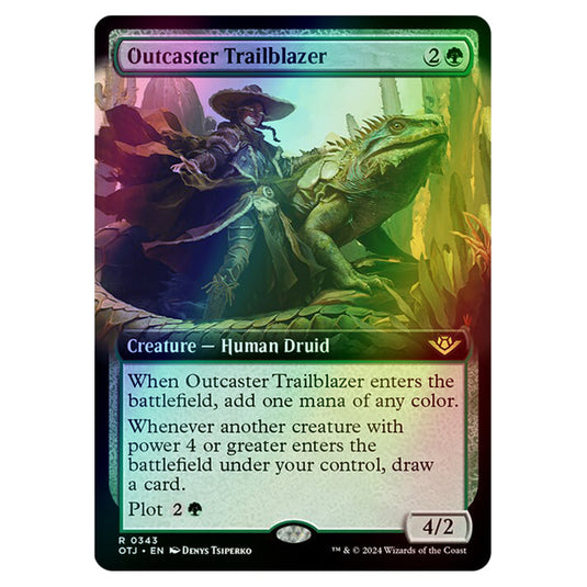 Magic The Gathering - Outlaws of Thunder Junction - Outcaster Trailblazer (Extended Art) - 0343 (Foil)