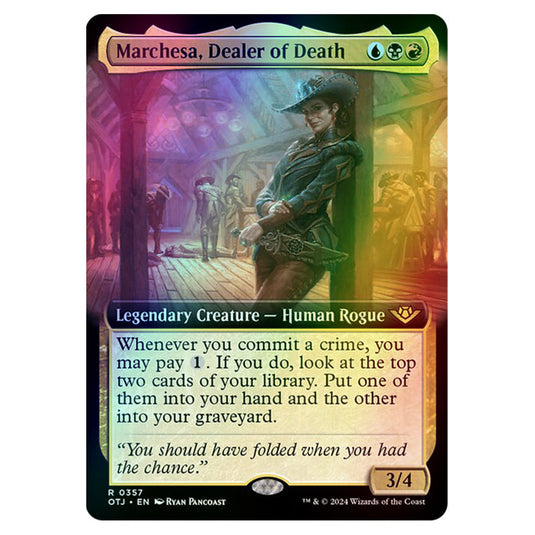 Magic The Gathering - Outlaws of Thunder Junction - Marchesa, Dealer of Death (Extended Art) - 0357 (Foil)