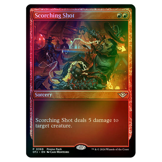 Magic The Gathering - Outlaws of Thunder Junction - Scorching Shot (Promo) - 0369 (Foil)