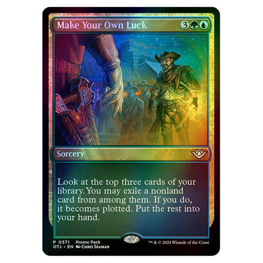 Magic The Gathering - Outlaws of Thunder Junction - Make Your Own Luck (Promo) - 0371 (Foil)