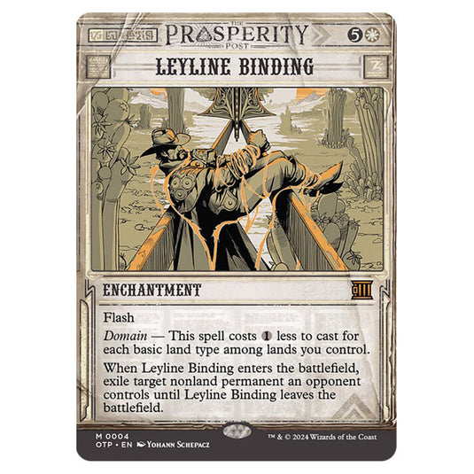 Magic The Gathering - Outlaws of Thunder Junction - Breaking News - Leyline Binding (Prosperity Showcase) - 0004