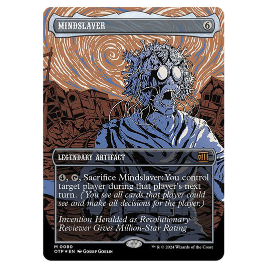 Magic The Gathering - Outlaws of Thunder Junction - Breaking News - Mindslaver (Textured Foil) - 0080