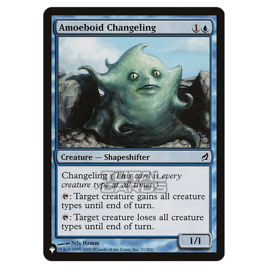 Magic The Gathering - The List - Amoeboid Changeling