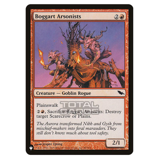 Magic The Gathering - The List - Boggart Arsonists - 124/348