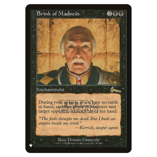 Magic The Gathering - The List - Brink of Madness - 89/348 Magic The Gathering - The List - Brink of Madness - 89/348