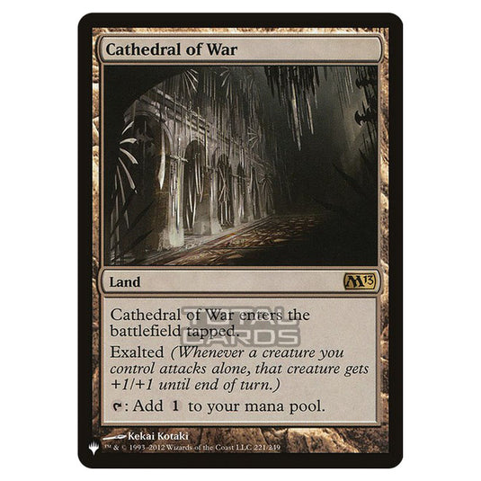 Magic The Gathering - The List - Cathedral of War - 283/348