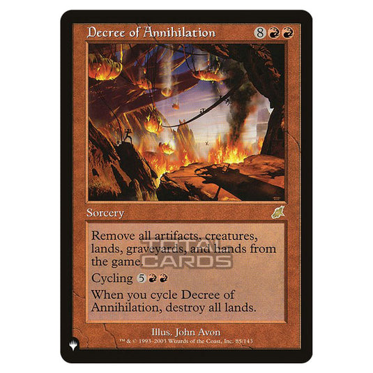 Magic The Gathering - The List - Decree of Annihilation - 127/348