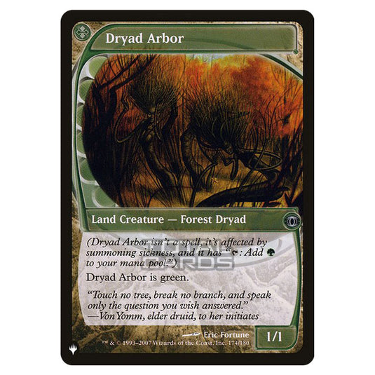 Magic The Gathering - The List - Dryad Arbor - 285/348