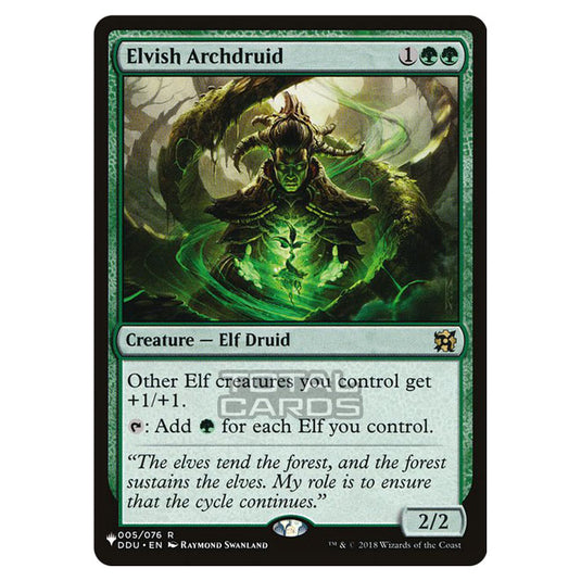 Magic The Gathering - The List - Elvish Archdruid - 165/348