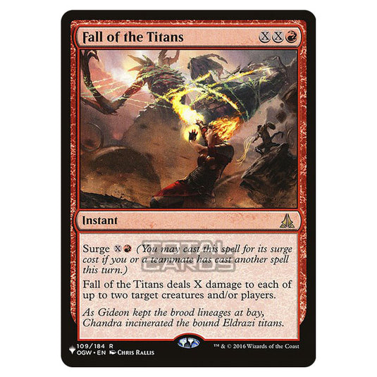 Magic The Gathering - The List - Fall of the Titans - 128/348