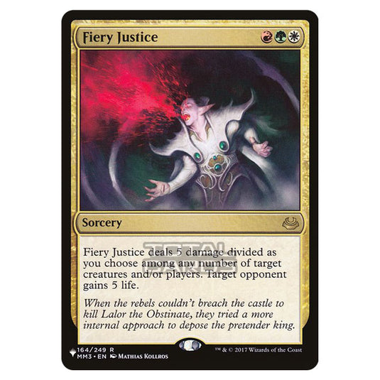 Magic The Gathering - The List - Fiery Justice - 212/348