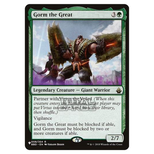 Magic The Gathering - The List - Gorm the Great - 171/348