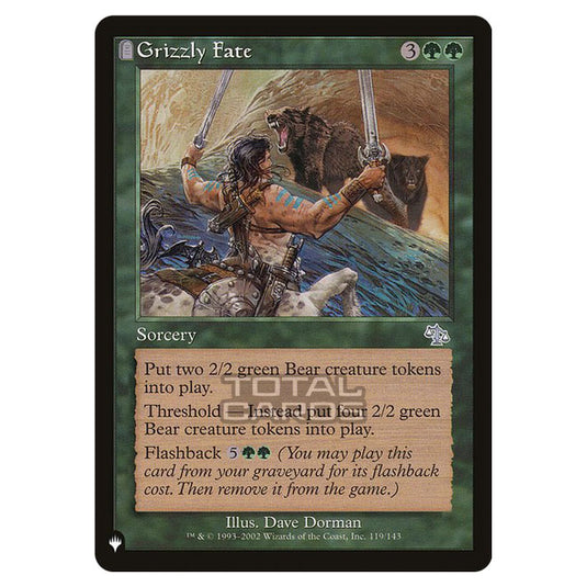 Magic The Gathering - The List - Grizzly Fate - 172/348