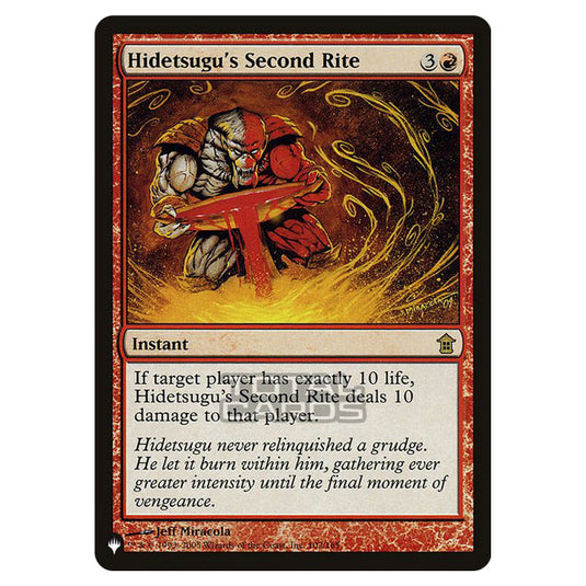 Magic The Gathering - The List - Hidetsugu's Second Rite - 137/348