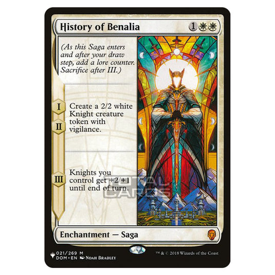 Magic The Gathering - The List - History of Benalia - 20/348