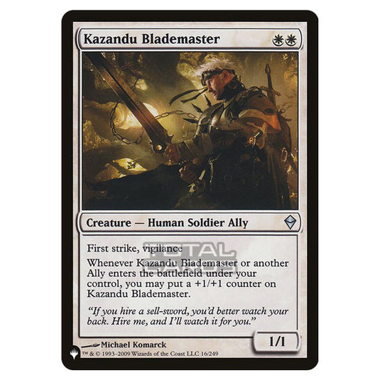 Magic The Gathering - The List - Kazandu Blademaster - 22/348