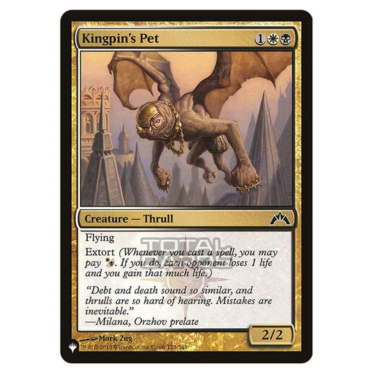 Magic The Gathering - The List - Kingpin's Pet - 215/348